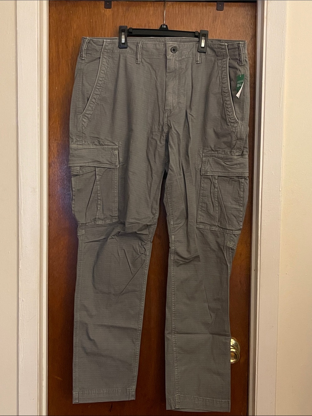 GAP Men's Gray Cargo Pants with Utility Pockets